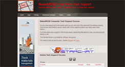 Desktop Screenshot of nakedmcse.com